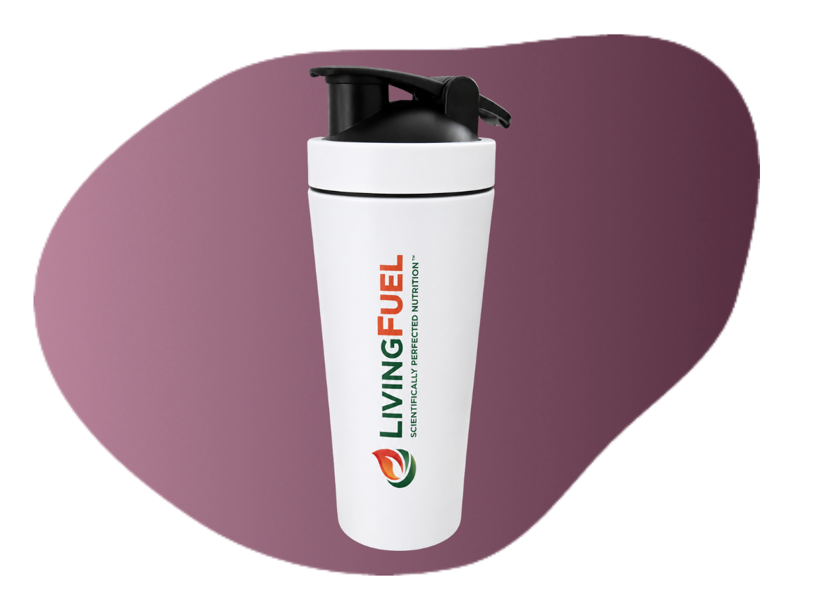 LivingFuel Premium Stainless Steel Shaker Cup – 24oz