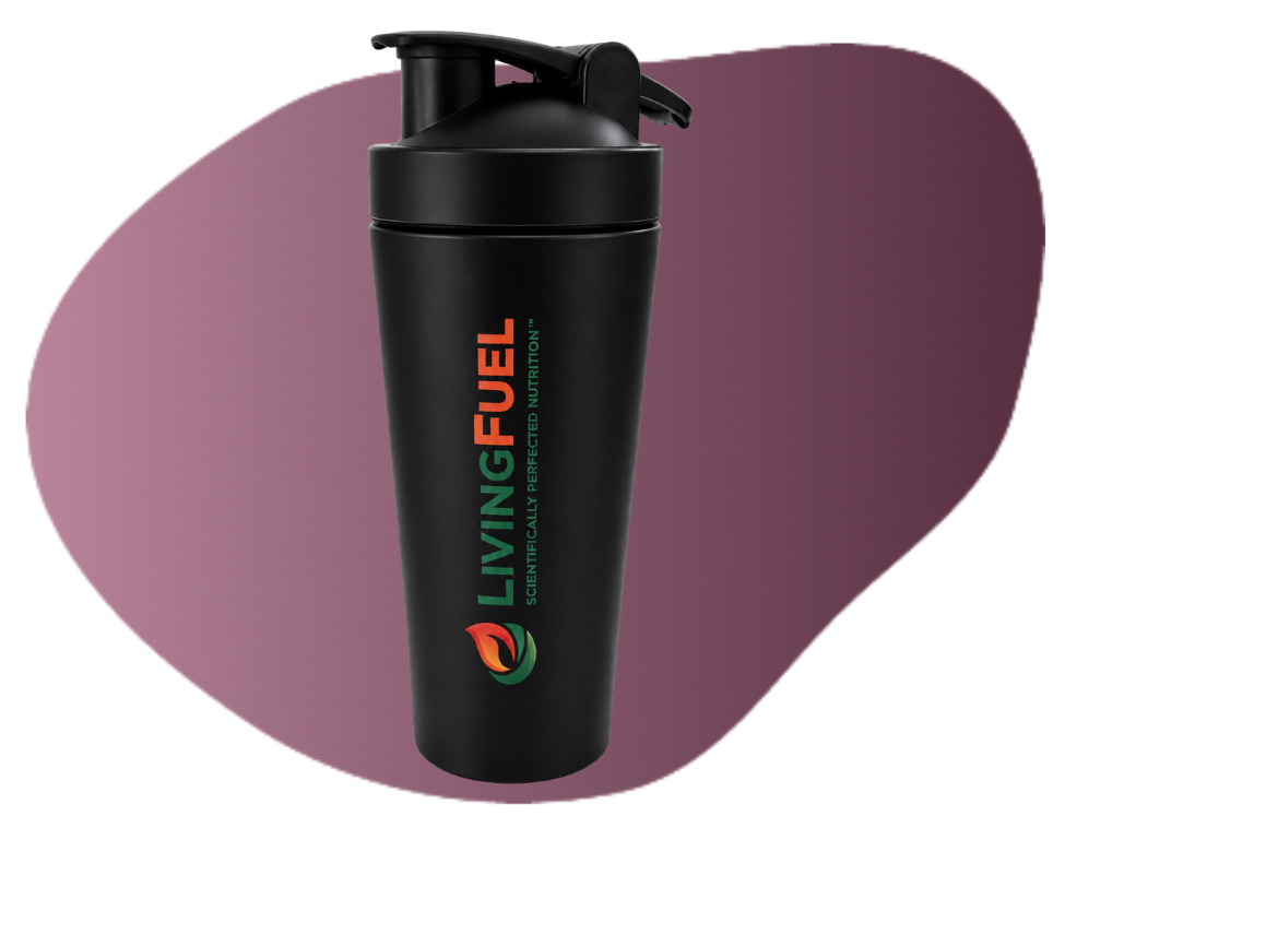 LivingFuel Premium Stainless Steel Shaker Cup – 24oz